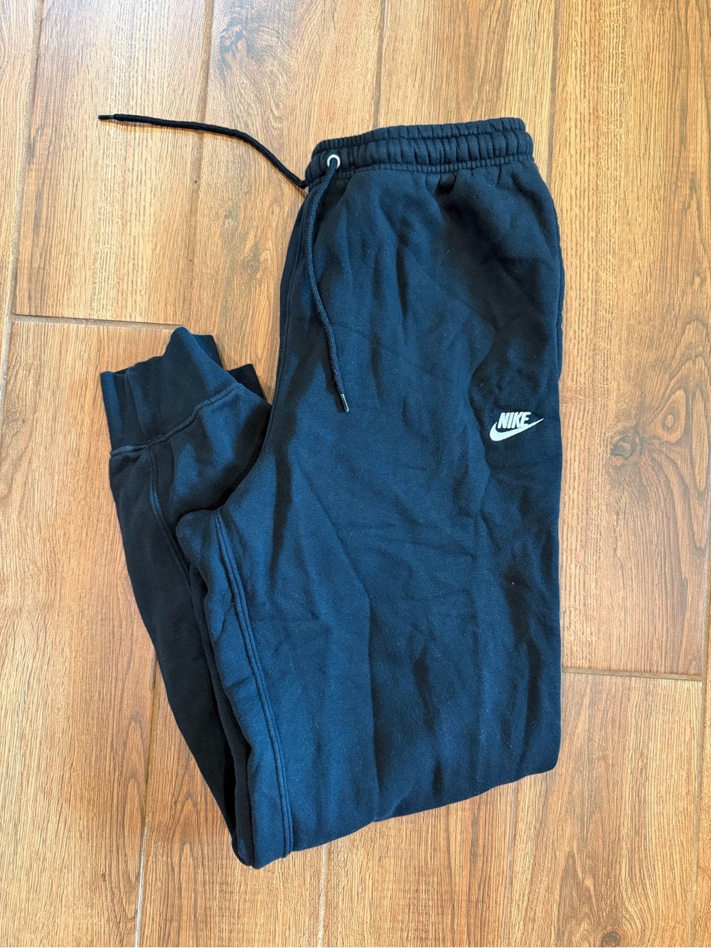 Nike Black Men's Fleece Jogger Sweatpants / medium